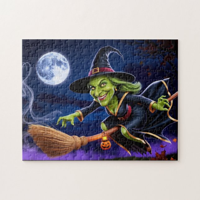 Halloween/Witch Jigsaw Puzzle (Horizontal)