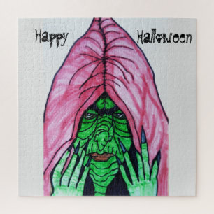 HALLOWEEN WITCH  JIGSAW PUZZLE