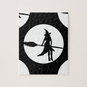halloween witch jigsaw puzzle