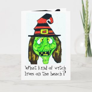 HALLOWEEN WITCH JOKE card