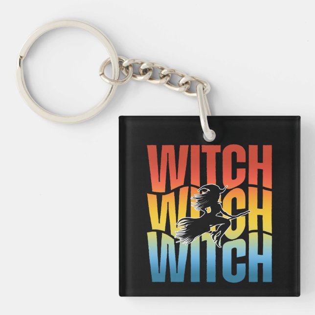 HALLOWEEN WITCH KEY RING (Front)