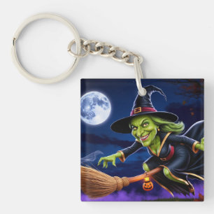 Halloween/Witch Keychain