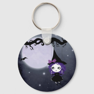 Halloween Witch Keychan Key Ring