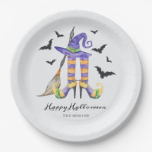Halloween Witch Legs and Hat