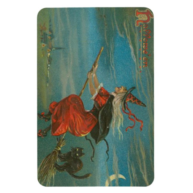 Halloween Witch Magnet (Vertical)