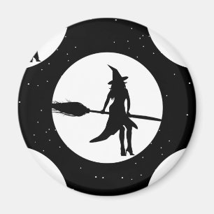 halloween witch magnet