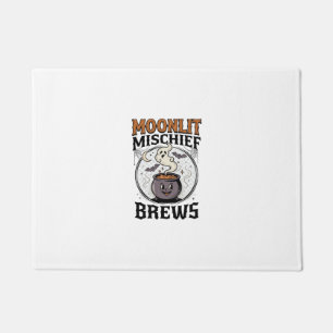 Halloween Witch Moon Mischief Doormat