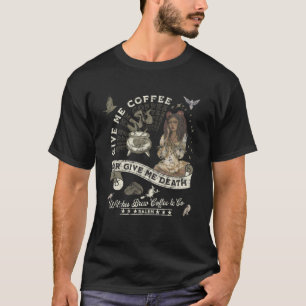 Halloween Witch Motif Witches Brew Coffee & Co Ret T-Shirt