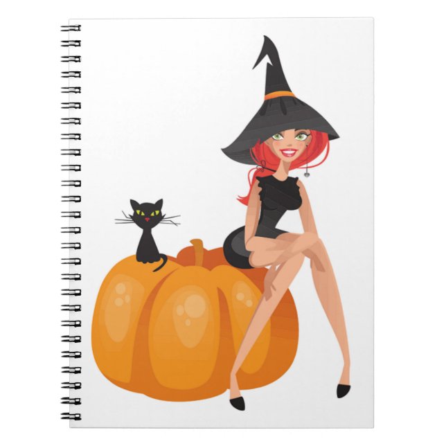 HALLOWEEN WITCH NOTEBOOK (Front)