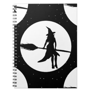 halloween witch notebook