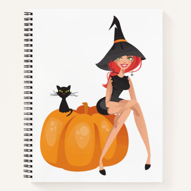 HALLOWEEN WITCH NOTEBOOK (Front)