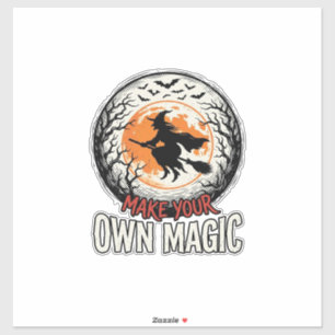 Halloween Witch Own Magic Vintage Shirt Design_1