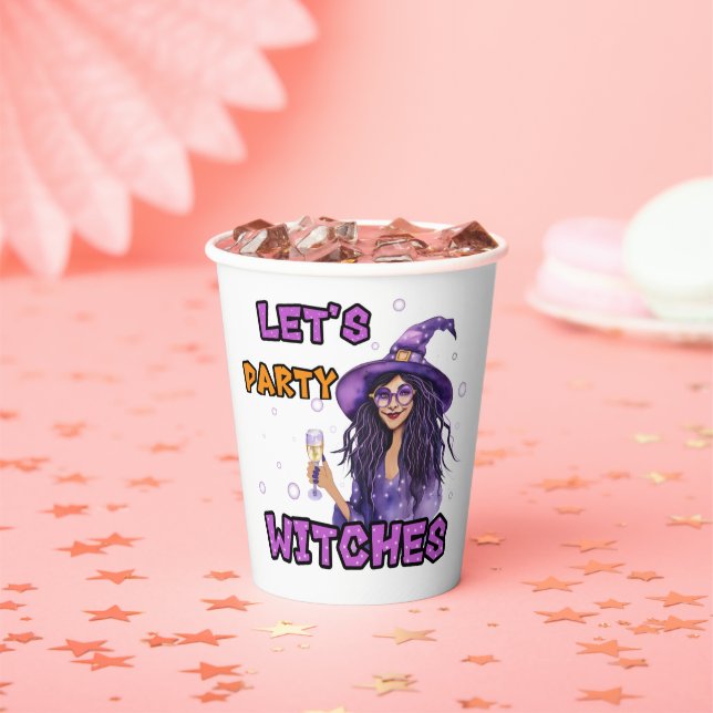 Halloween witch paper cups (Insitu)