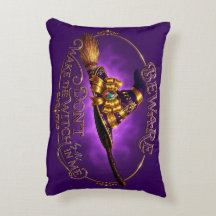 Halloween Witch Phrase Cozy Decorative Pillow