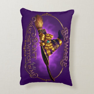 Halloween Witch Phrase Cozy Decorative Pillow