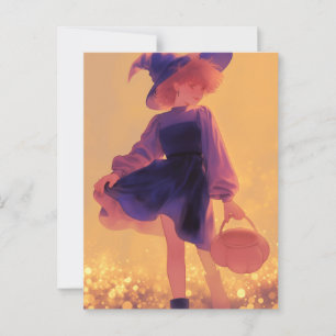 Halloween Witch Postcard