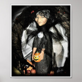 Halloween Witch Poster