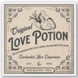 Halloween Witch Potion Apothecary Bottle Label