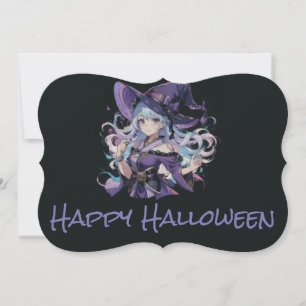 Halloween/Witch/purple Card