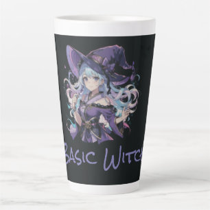 Halloween/Witch/purple Latte Mug