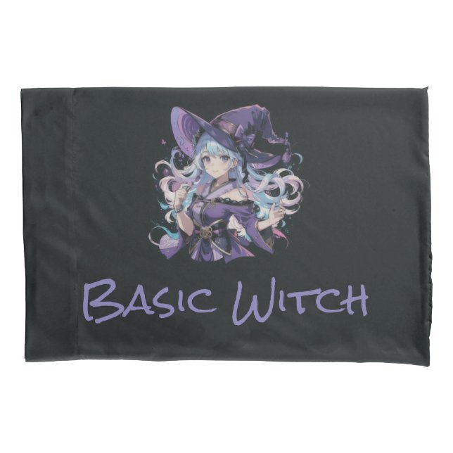 Halloween/Witch/purple Pillowcase (Front)