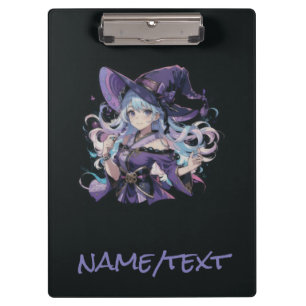 Halloween/Witch/purple Pillowcase Clipboard