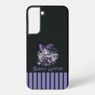 Halloween/Witch/purple  Samsung Galaxy Case