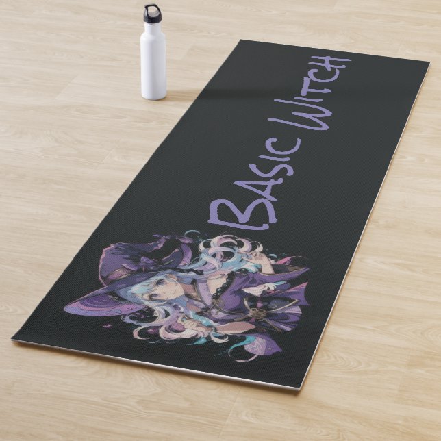 Halloween/Witch/purple  Yoga Mat (In Situ)