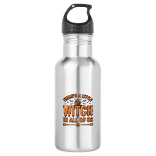 Halloween Witch Quote Vintage Vector Design_1 532 Ml Water Bottle