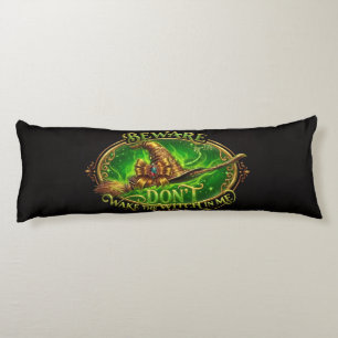 Halloween Witch Saying Cozy Body Cushion