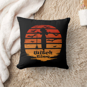 Halloween witch season cushion
