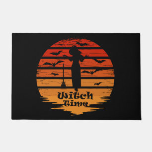 Halloween witch season doormat