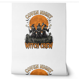 Halloween Witch Shirt Vintage Engraved Coven Night Wallpaper