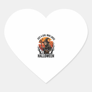 Halloween Witch Shirt Vintage Engraving Costume Ar Heart Sticker