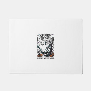 Halloween Witch Shirt Vintage Ghost Humour Design_ Doormat