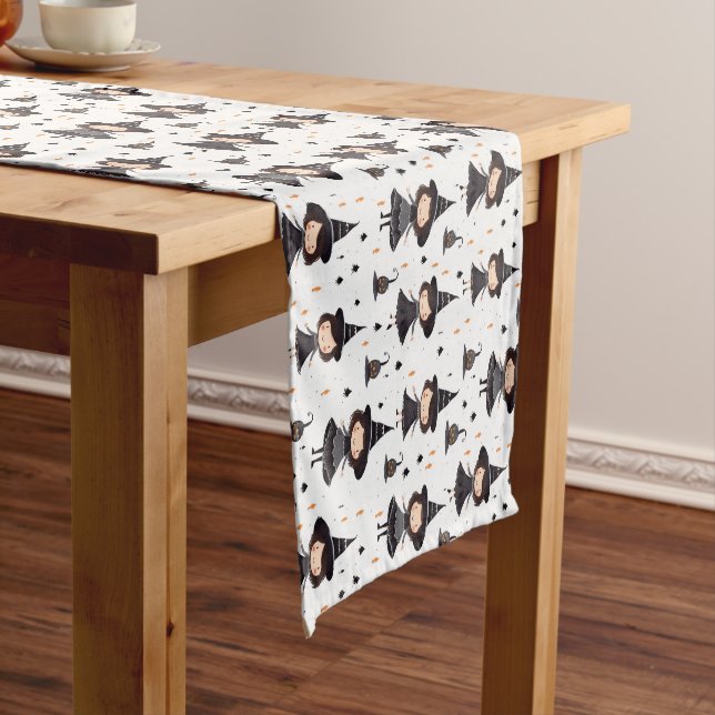 Halloween Witch Short Table Runner (In Situ)