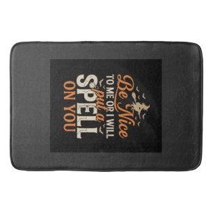 Halloween Witch Spell Graphic_1 Bath Mat