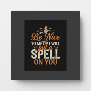 Halloween Witch Spell Graphic_1 Plaque