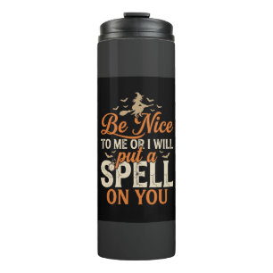 Halloween Witch Spell Graphic_1 Thermal Tumbler