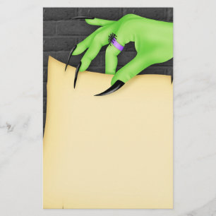 Halloween Witch Stationery