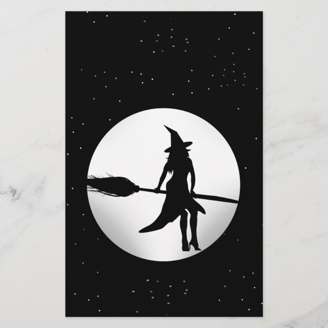 halloween witch stationery (Front)