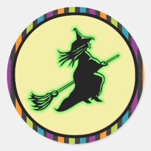 Halloween Witch Stickers