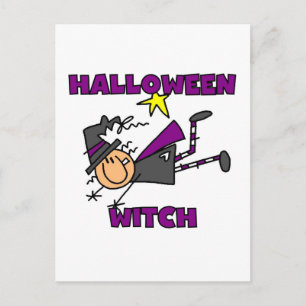 Halloween Witch T-shirts and Gifts Postcard