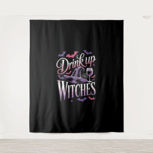 Halloween Witch Wine – Drink Up Tapestry