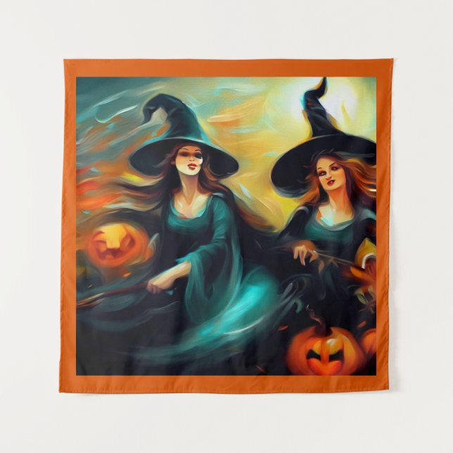 Halloween - Witches 1 Tapestry (Front)
