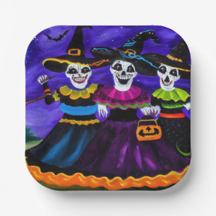 Halloween - Witches 2 Paper Plate