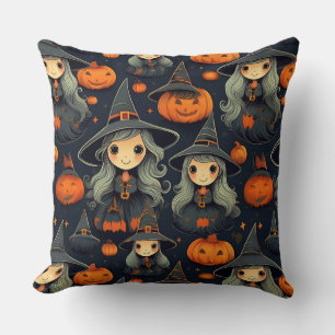 Halloween witches cushion
