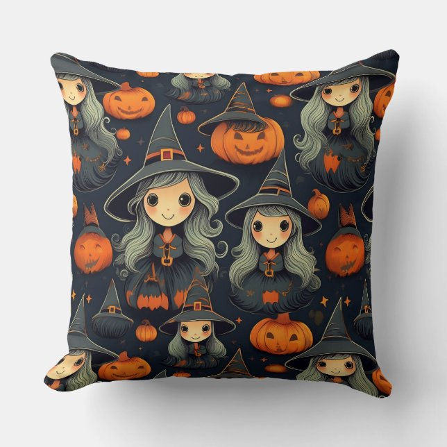 Halloween witches cushion (Front)