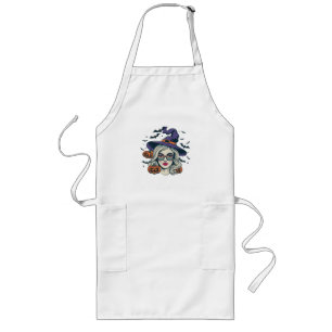 halloween witches funny halloween long apron