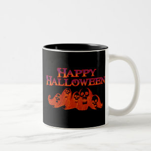 Halloween Witches Happy Halloween Two-Tone Coffee Mug